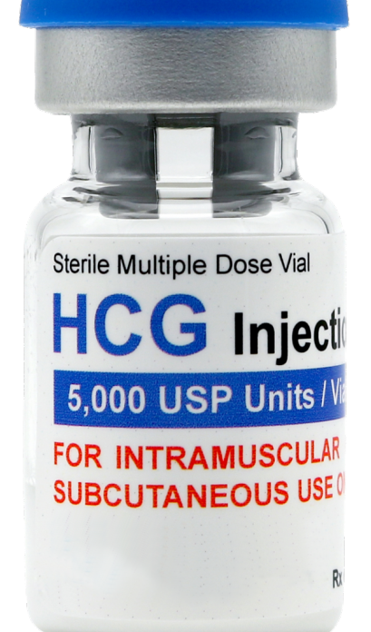 10 vial HCG kit 50,000iu w/ Bacteriostatic water 10ml