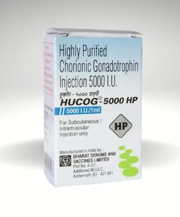 HCG 5,000iu individual kit w/ 10ml Bacteriostatic water